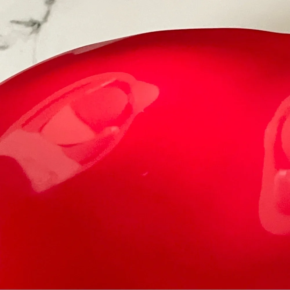 Red Heart Dish - Annieglass